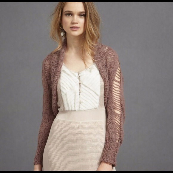 BHLDN Twinkle by Wenlan elegant cardigan. - Picture 3 of 4